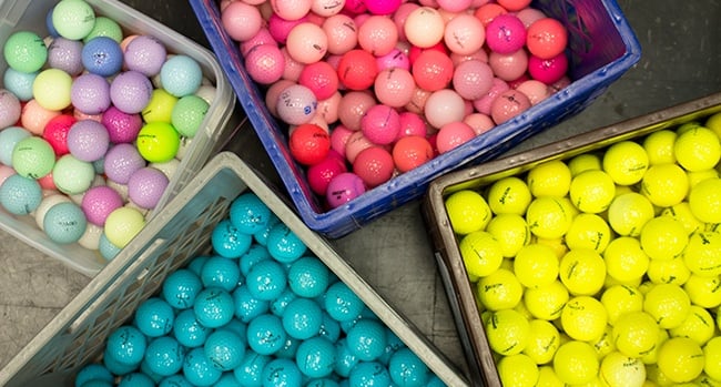 cheap colored golf balls